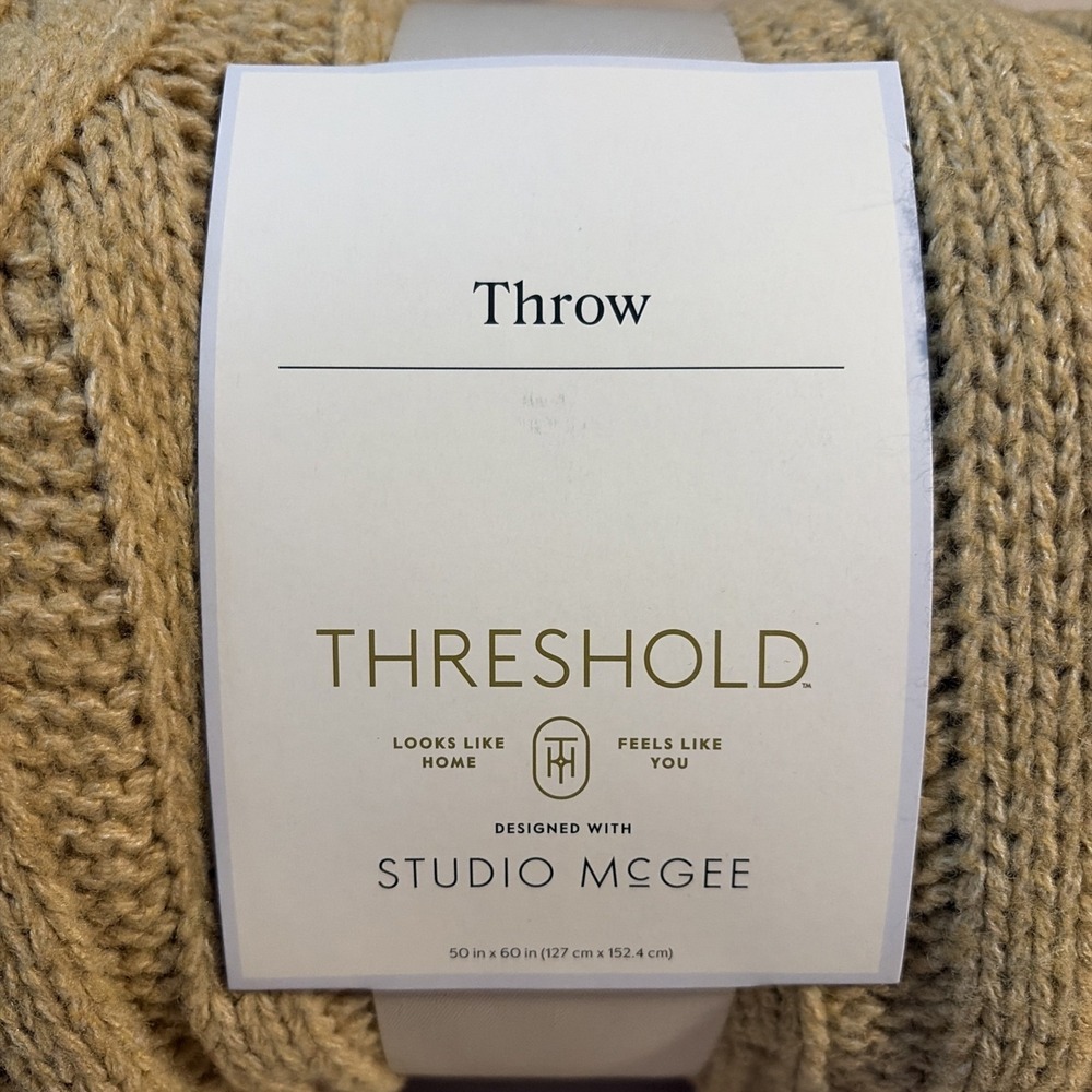 Threshold™ Throw Blanket Designed with Studio McGee – Textured Knit Throw - Picture 2 of 6